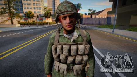 American Soldier from CoD WaW v3 for GTA San Andreas