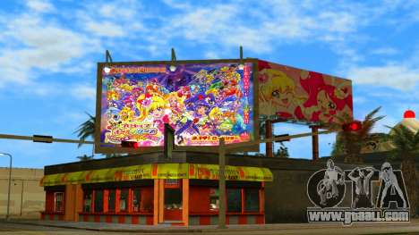 Precure Billboard for GTA Vice City