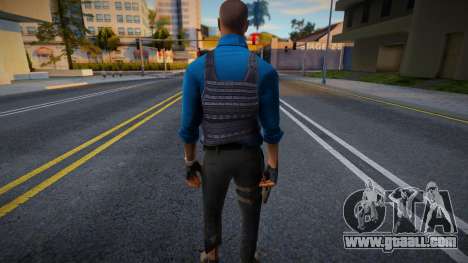 Louis of Left 4 Dead (Body Armor) for GTA San Andreas