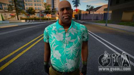 Trainer from Left 4 Dead in a Hawaiian shirt (Sv for GTA San Andreas