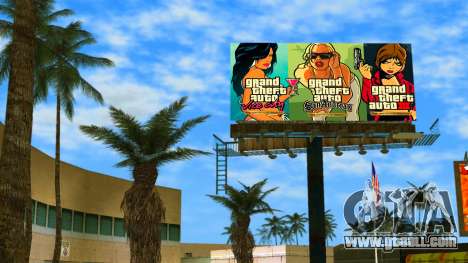 Poster from GTA The Trilogy for GTA Vice City