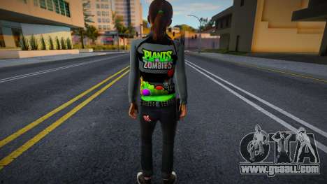Zoe (Plants vs Zombies) from Left 4 Dead for GTA San Andreas