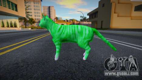 Green Cat for GTA San Andreas