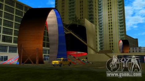 Stunt Map Downtown for GTA Vice City