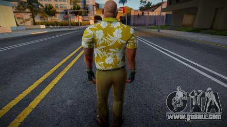 Trainer from Left 4 Dead in a Hawaiian shirt (Ye for GTA San Andreas