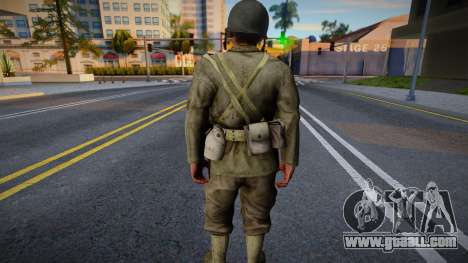 American Soldier from CoD WaW v1 for GTA San Andreas