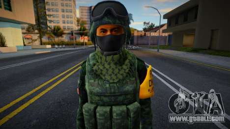 Soldier Skin from the Mexican Army v2 for GTA San Andreas