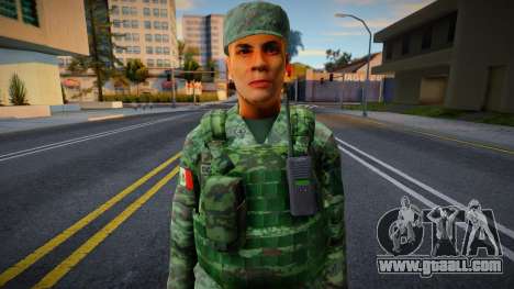 Soldier Skin from the Mexican Army v1 for GTA San Andreas