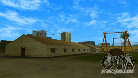Improved textures for the military base for GTA Vice City