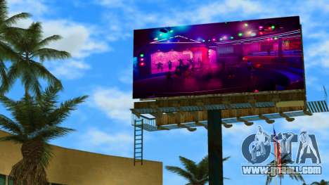 Advertising of the Malibu Club (GTA Trilogy scre for GTA Vice City