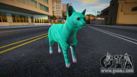 Turquoise Cat for GTA San Andreas