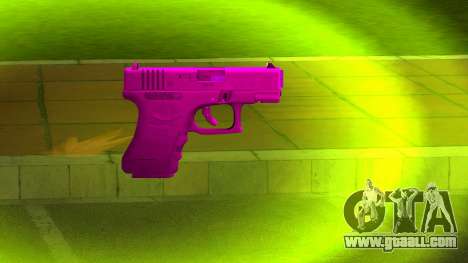 10 Glock Pistols (Pink) for GTA Vice City