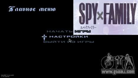 Spy X Family Loading Screens for GTA San Andreas