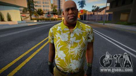 Trainer from Left 4 Dead in a Hawaiian shirt (Ye for GTA San Andreas