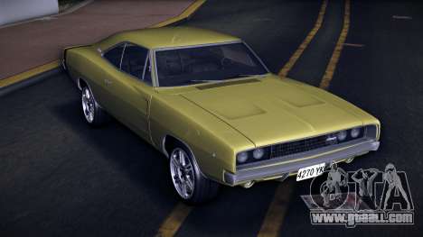 Dodge Charger 440 RT 1968 (MT) v1 for GTA Vice City