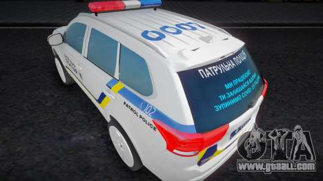Mitsubishi Outlander Patrol Police of Ukraine for GTA San Andreas