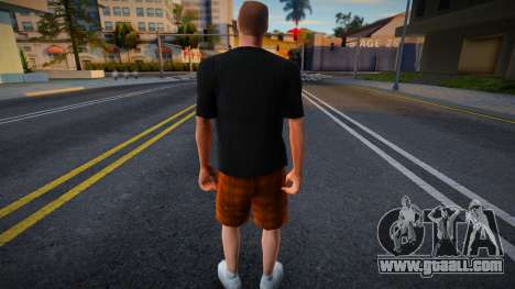 Man in plaid shorts for GTA San Andreas