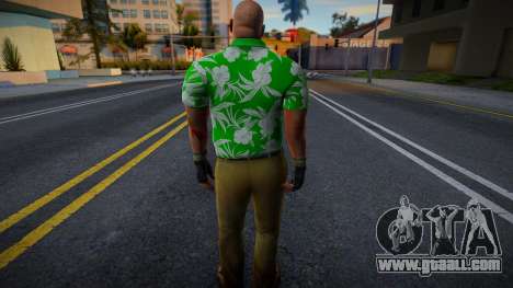 Trainer from Left 4 Dead in a Hawaiian shirt (Ze for GTA San Andreas