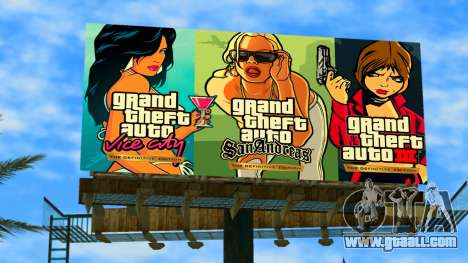 Poster from GTA The Trilogy for GTA Vice City
