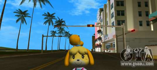 Isabelle from Animal Crossing (Pink) for GTA Vice City