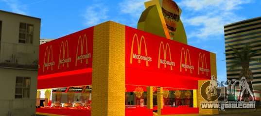 McDonalds - New Textures for GTA Vice City