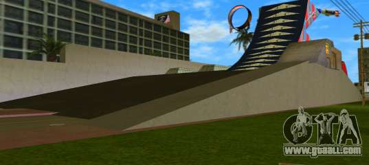 Stunt Map Downtown for GTA Vice City