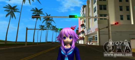 Neptune (School Uniform) from Hyperdimension Nep for GTA Vice City