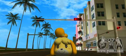Isabelle from Animal Crossing (Grey) for GTA Vice City