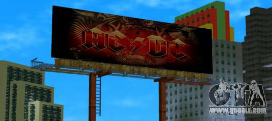 AC-DC Poster for GTA Vice City