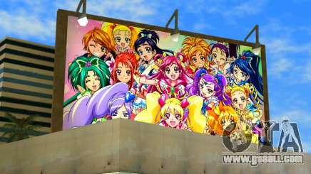 Precure Billboard for GTA Vice City