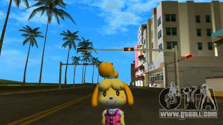 Isabelle from Animal Crossing (Pink) for GTA Vice City