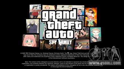 Spy X Family Loading Screens for GTA San Andreas