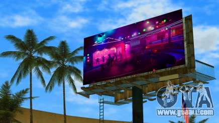 Advertising of the Malibu Club (GTA Trilogy screen) for GTA Vice City