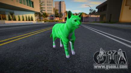 Green Cat for GTA San Andreas