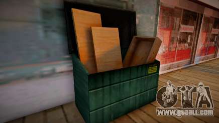 HD Dumpsters for GTA San Andreas