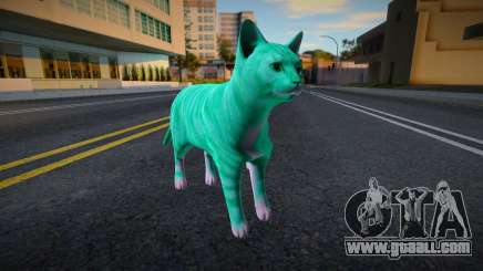 Turquoise Cat for GTA San Andreas