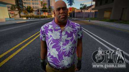 Trainer from Left 4 Dead in a Hawaiian shirt (Purpu for GTA San Andreas