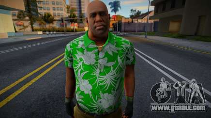 Trainer from Left 4 Dead in a Hawaiian shirt (Zelen) for GTA San Andreas