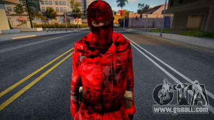 Arctic from Counter-Strike Source Red Black Dragon for GTA San Andreas