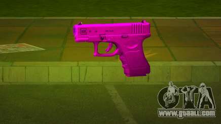 10 Glock Pistols (Pink) for GTA Vice City