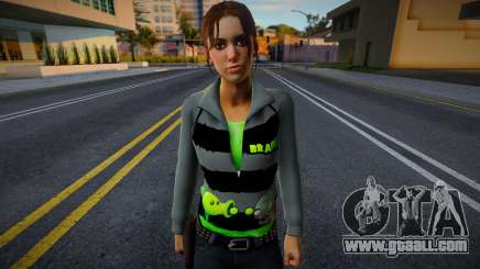 Zoe (Plants vs Zombies) from Left 4 Dead for GTA San Andreas