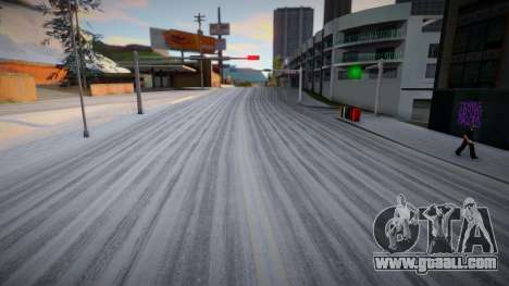 Winter Roads for GTA San Andreas