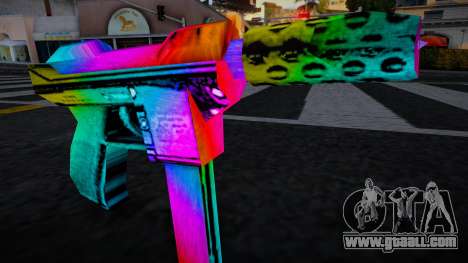 Tec9 Multicolor for GTA San Andreas