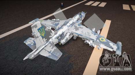 Sukhoi 25 Ukrainian Air Force for GTA San Andreas