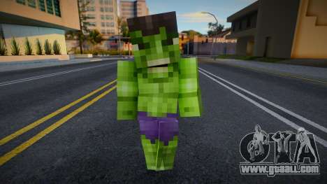 Steve Body Hulk for GTA San Andreas