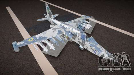 Sukhoi 25 Ukrainian Air Force for GTA San Andreas