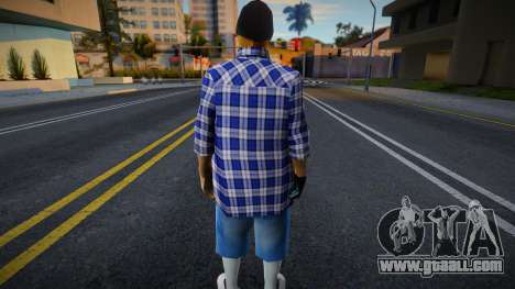 Gangster in plaid shirt for GTA San Andreas