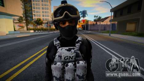 Mexican soldier from G.Nacional for GTA San Andreas