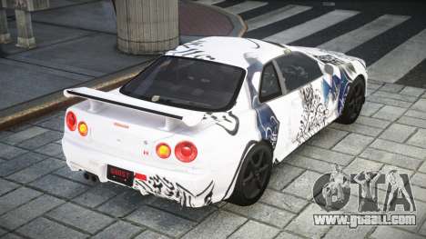 Nissan Skyline GT-R BNR34 S4 for GTA 4