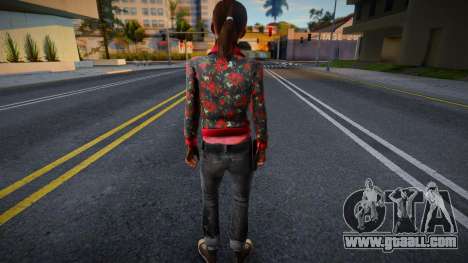Zoe (Rose Coat Gloves) from Left 4 Dead for GTA San Andreas